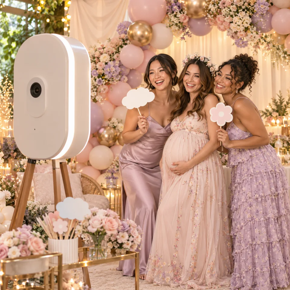 Baby shower booth