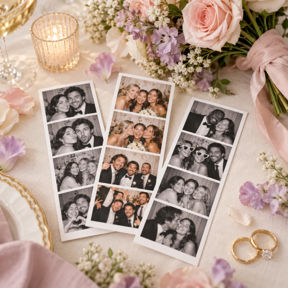 Wedding photo strips